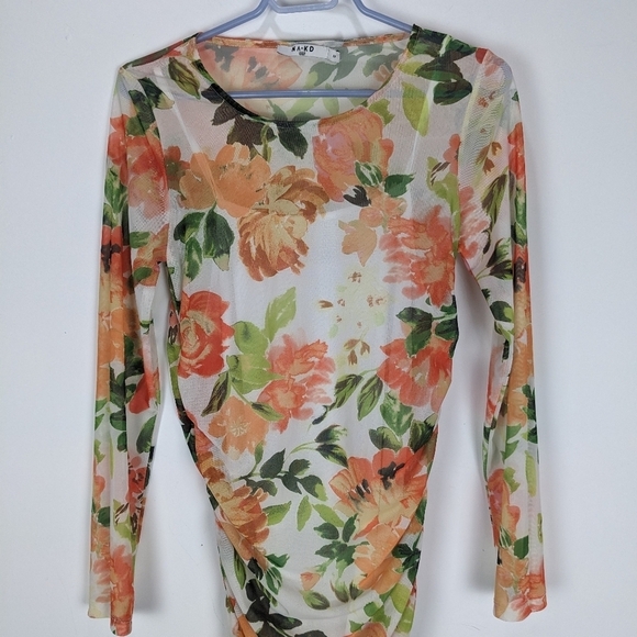 NA-KD Mesh Dress Size Medium - Picture 5 of 10